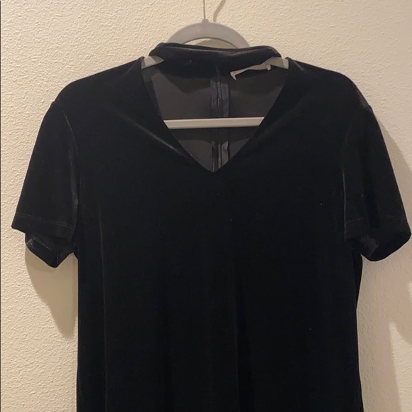 Velvet Choker Dress - Picture 2 of 4